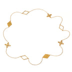 Diamond Clover Stainless Steel Chain