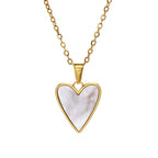 Stainless Steel Waterproof Heart Pendant