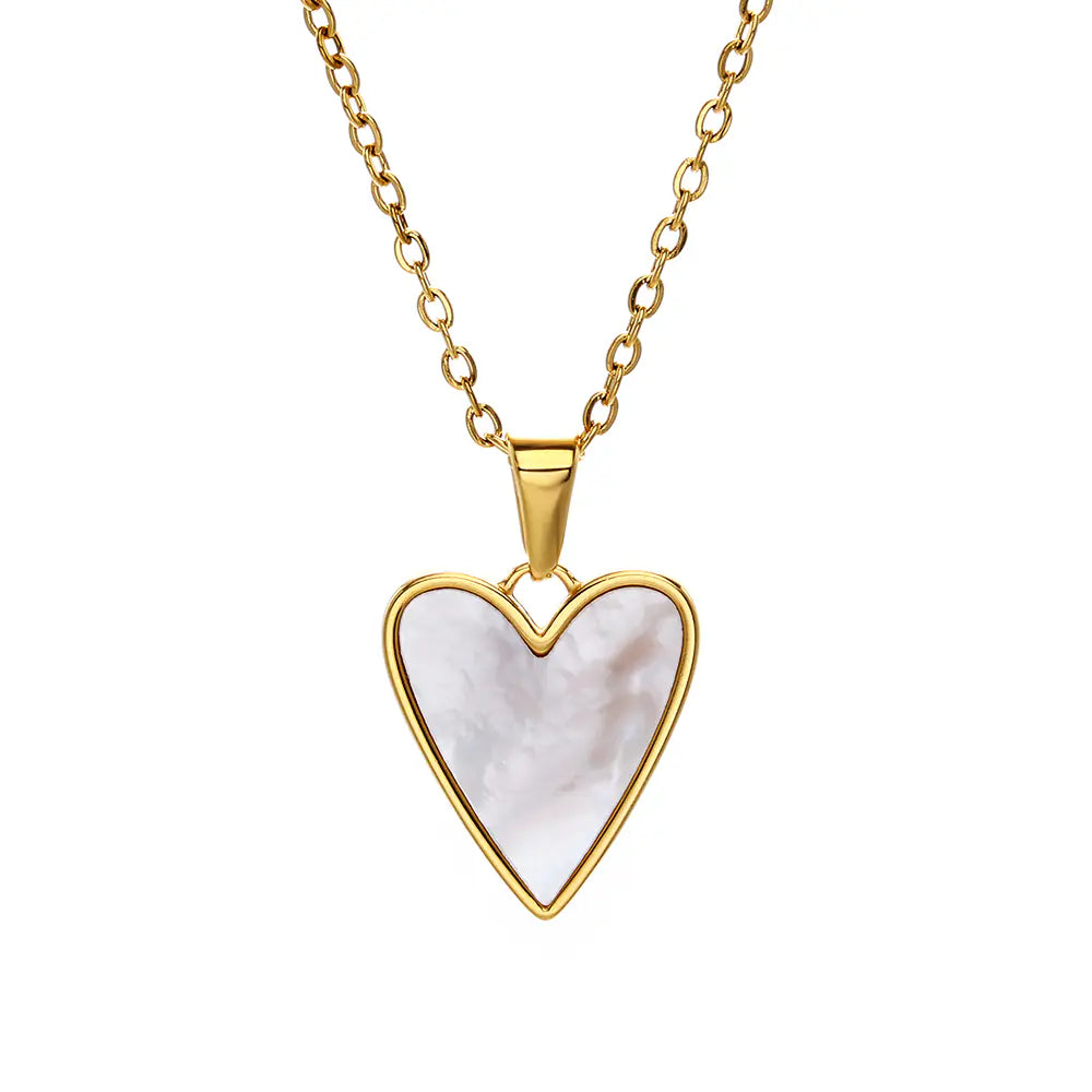 Stainless Steel Waterproof Heart Pendant