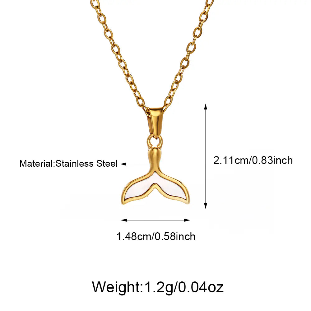 Hot Selling Charm Fishtail Whale Tail Pendant