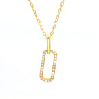 Luxury Sterling Silver Interlocking Necklace