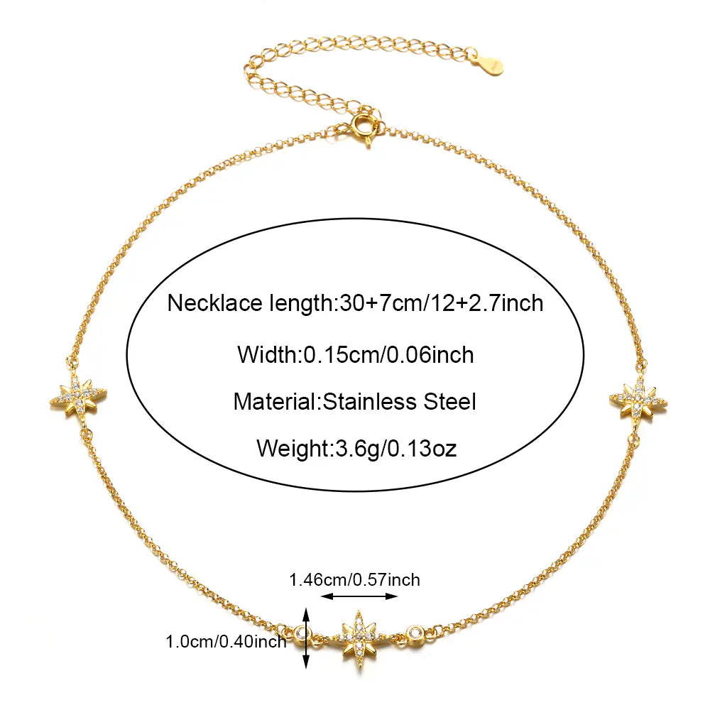925 Sterling Silver Clover Flower Necklace
