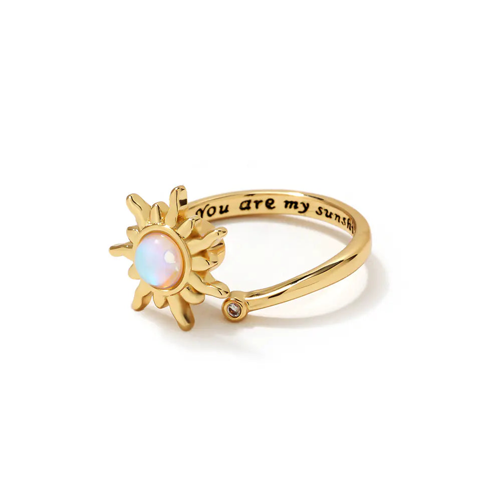 Trendy Brass CZ Adjustable Custom Rings