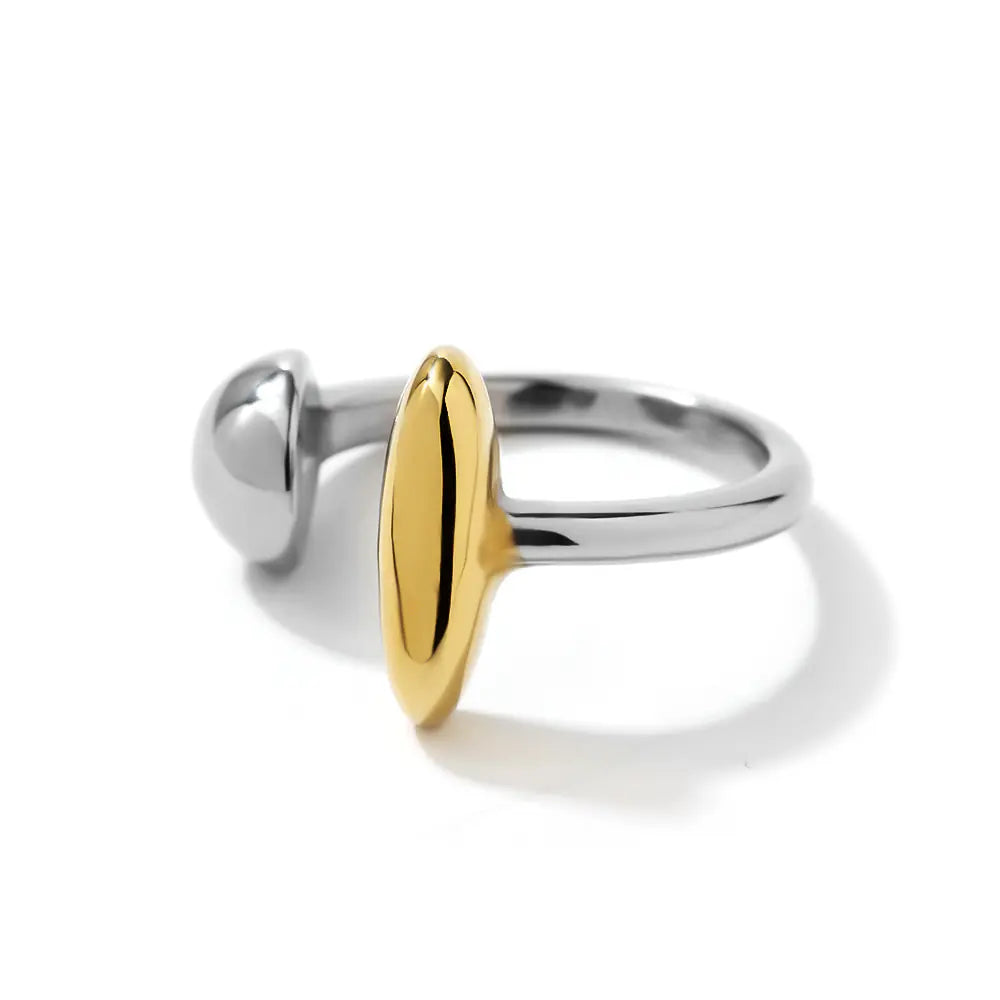 Semicircular Long Stick Stainless Steel Ring