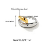 Trendy Irregular Wire Wrap Ring for Women Adjustable