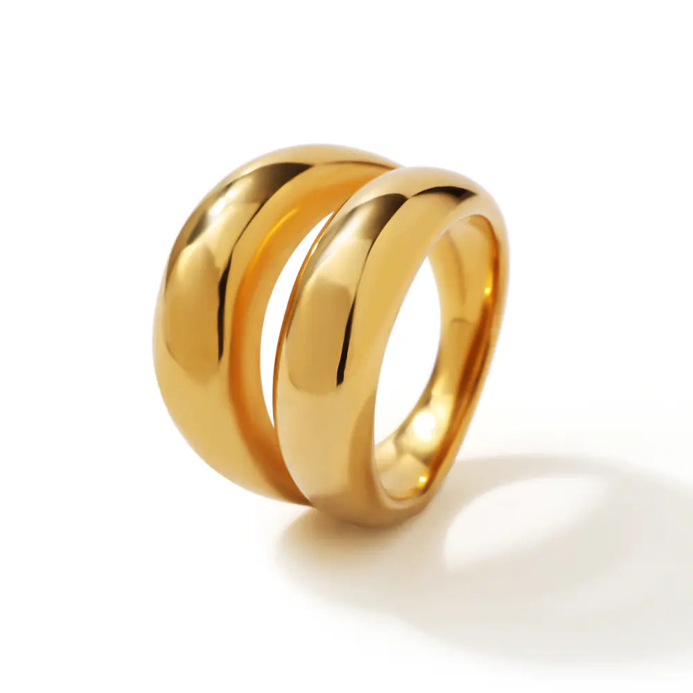 Classical Design Stainless Steel Personalized Ring