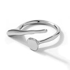 Fashion Style Stainless Steel Adjustable Rings