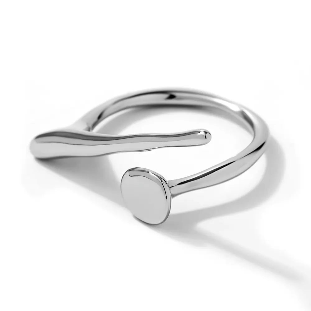 Fashion Style Stainless Steel Adjustable Rings