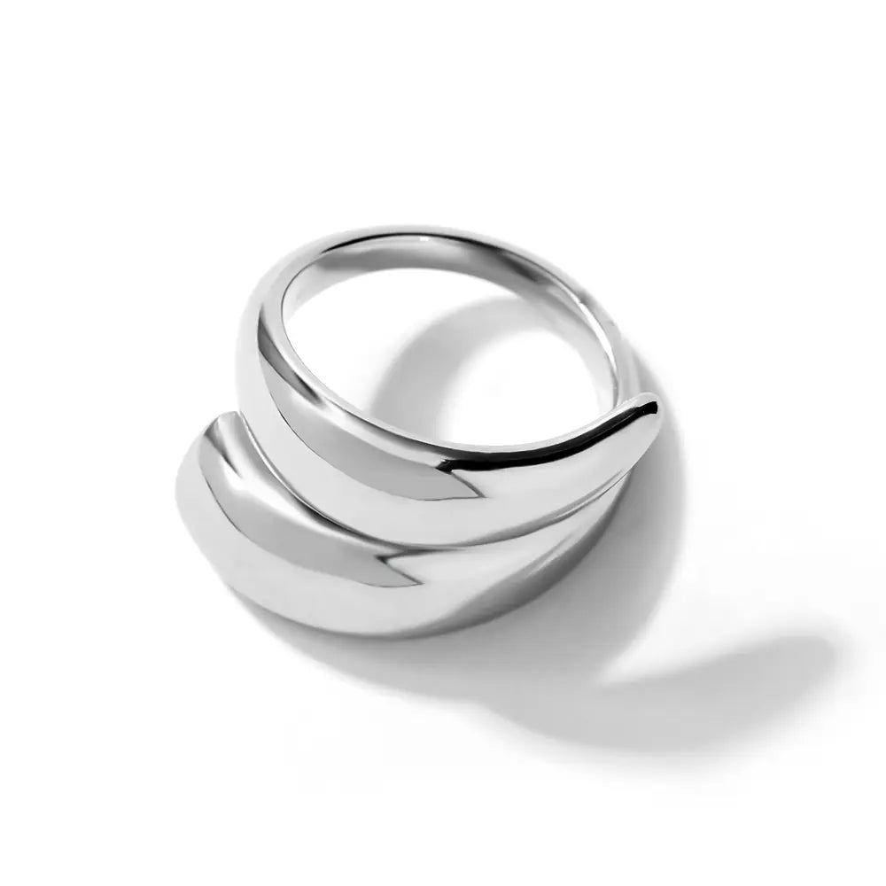 Vintage Stainless Steel Adjustable Ring