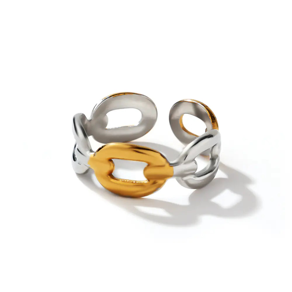 Water Resistance Stainless Steel Adjustable Ring