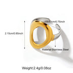 Custom Stainless Steel Hollow Rings
