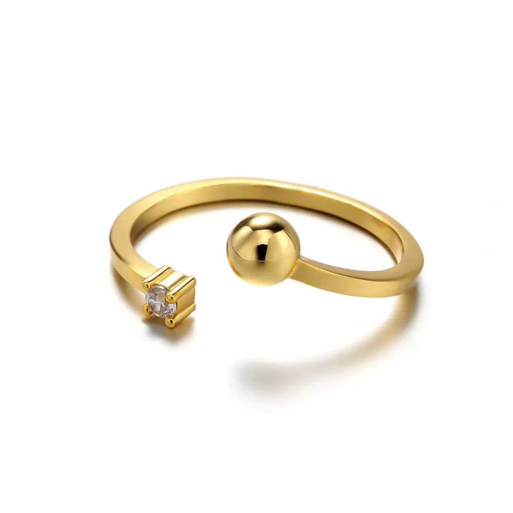 New Design 925 Sterling Silver Opening Ring