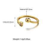 New Design 925 Sterling Silver Opening Ring