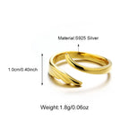 Angel Wings 925 Sterling Silver Polished Ring