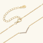 S925 Silver Geometric Moissanite Necklace