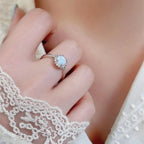Best selling 9mm Brass Opal Round Rings