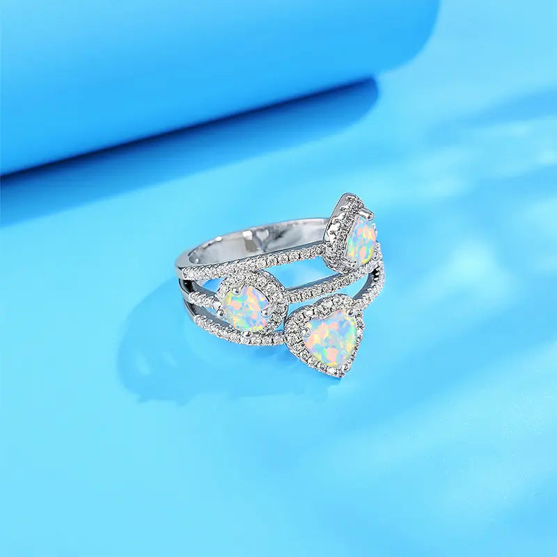 Personality New Brass Opal Ring For Women