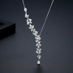 New Fashion Iced Brass CZ Choker Chain Necklace