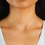 S925 Silver Geometric Moissanite Necklace