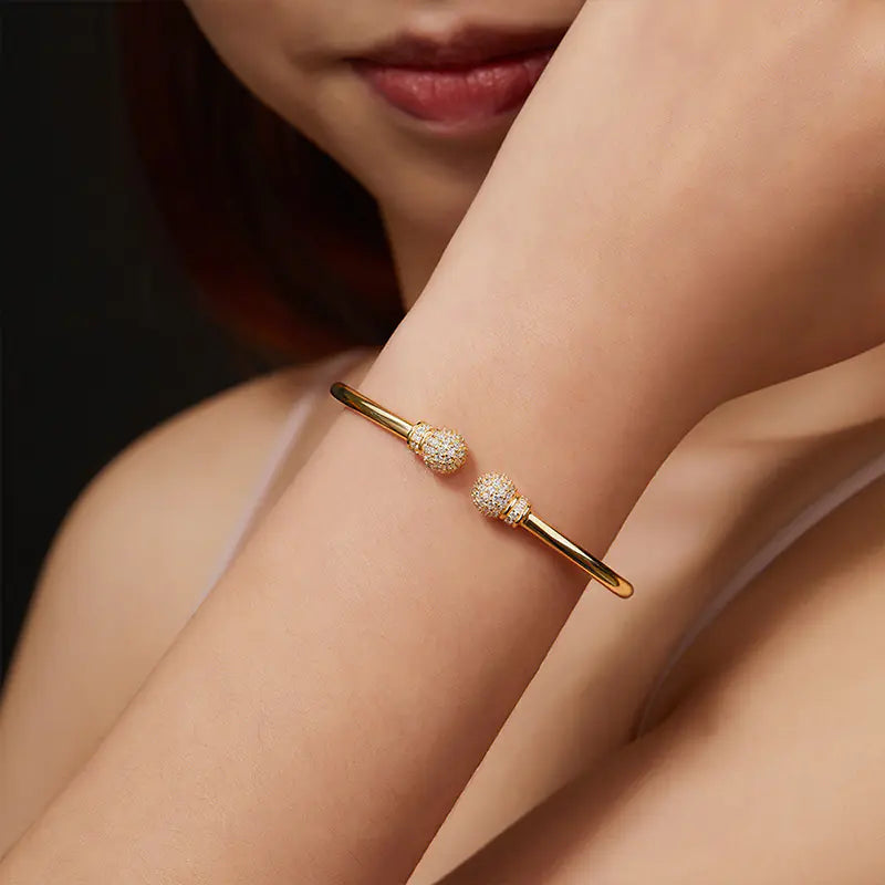Personality S925 Sterling Silver Moissanite Bracelet