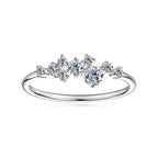 Luxury Design 925 Sterling Silver Moissanite Ring