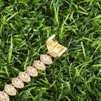 Hip Hop 8mm Horse Eye Cluster Tennis Chain