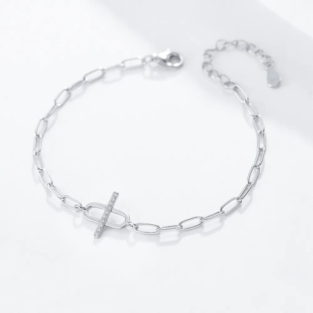 Fashion S925 Pure Silver Adjustable Bracelet