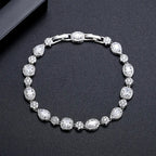 New Arrival 7mm Brass Colored CZ Bracelets