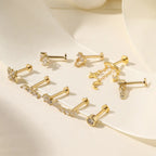 S925 Sterling Silver Unique Niche Design Fine Stud Earrings