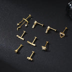 S925 Sterling Silver Unique Niche Design Fine Stud Earrings