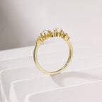 925 Sterling Silver Moonstone Adjustable Ring