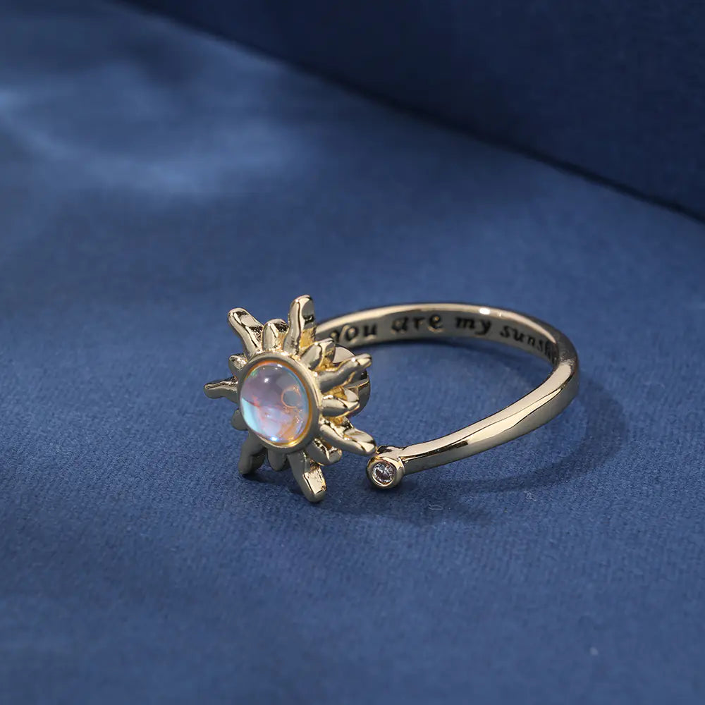 Trendy Brass CZ Adjustable Custom Rings