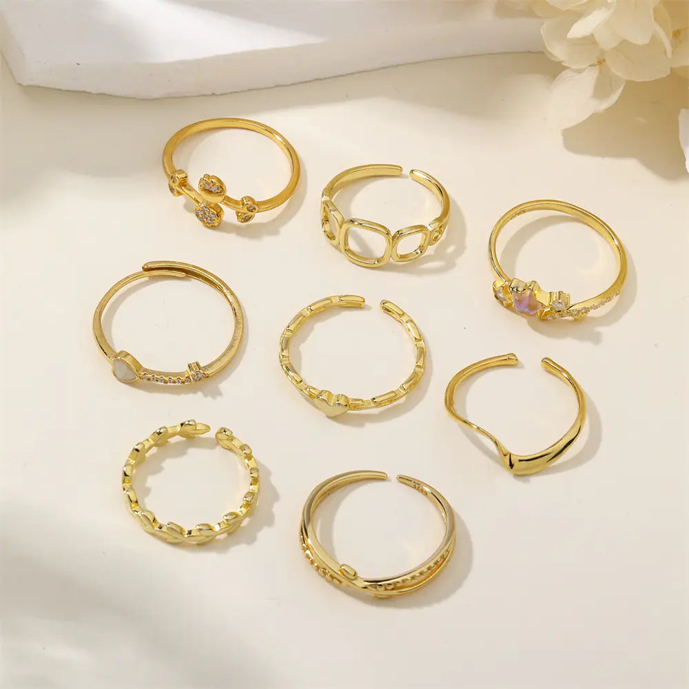 925 Sterling Silver Fashion Geometric Ring
