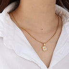 Wholesale Vintage Butterfly Pendant Necklace Square