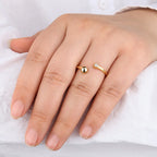 New Design 925 Sterling Silver Opening Ring