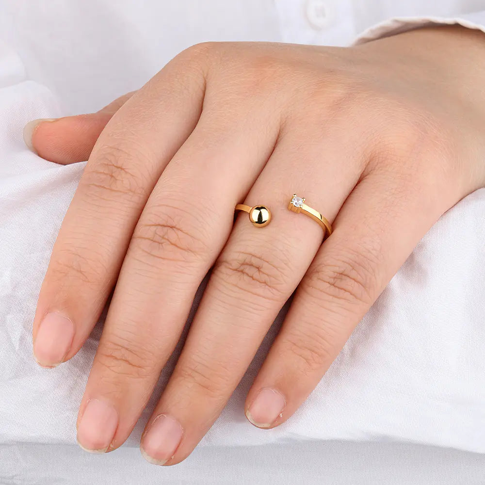 New Design 925 Sterling Silver Opening Ring