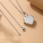 Stainless Steel Gemstones Birthstone Pendant Necklace
