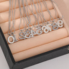Stainless Steel Number Necklace Group Supplier