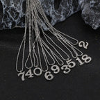 Stainless Steel Number Necklace Group Supplier