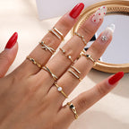 Snake Design 925 Sterling Silver CZ 18K Gold Ring