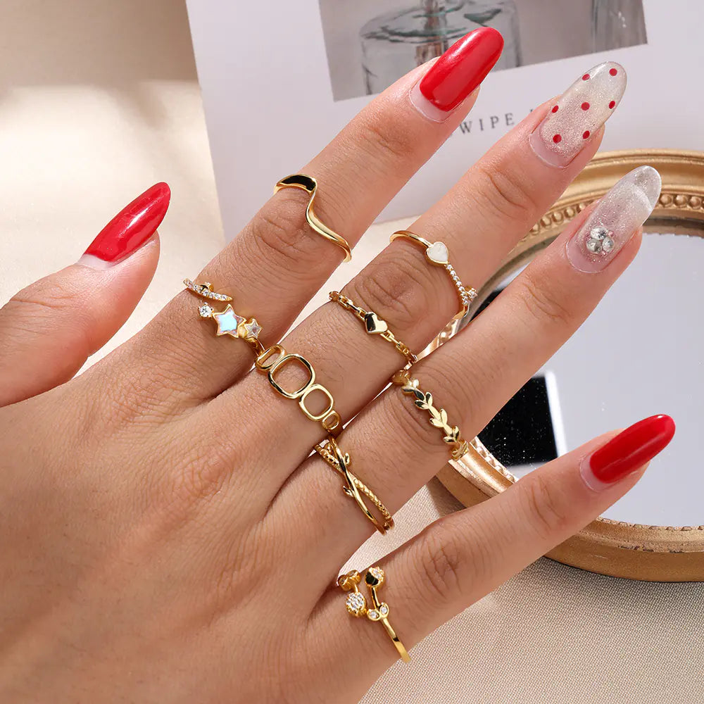 Trendy Dainty Fine 925 Silve Flower Crossover Ring