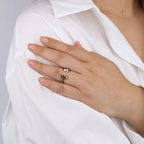 Semicircular Long Stick Stainless Steel Ring
