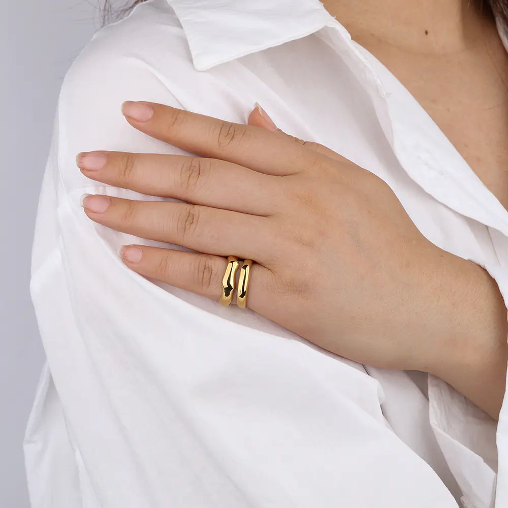 Stainless Steel Rings Classic Design Unique Boho Chic