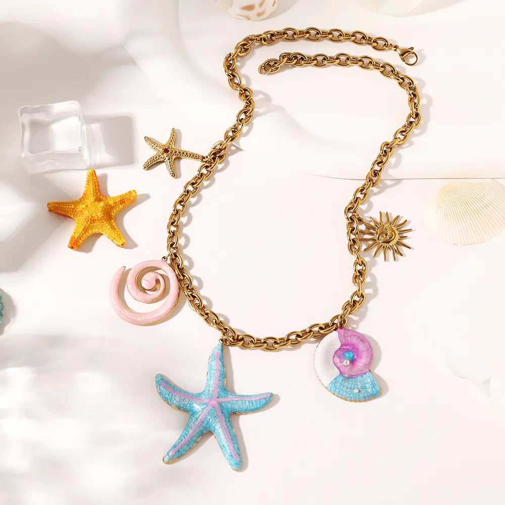 Blue Ocean Design 316 Stainless Steel Necklace