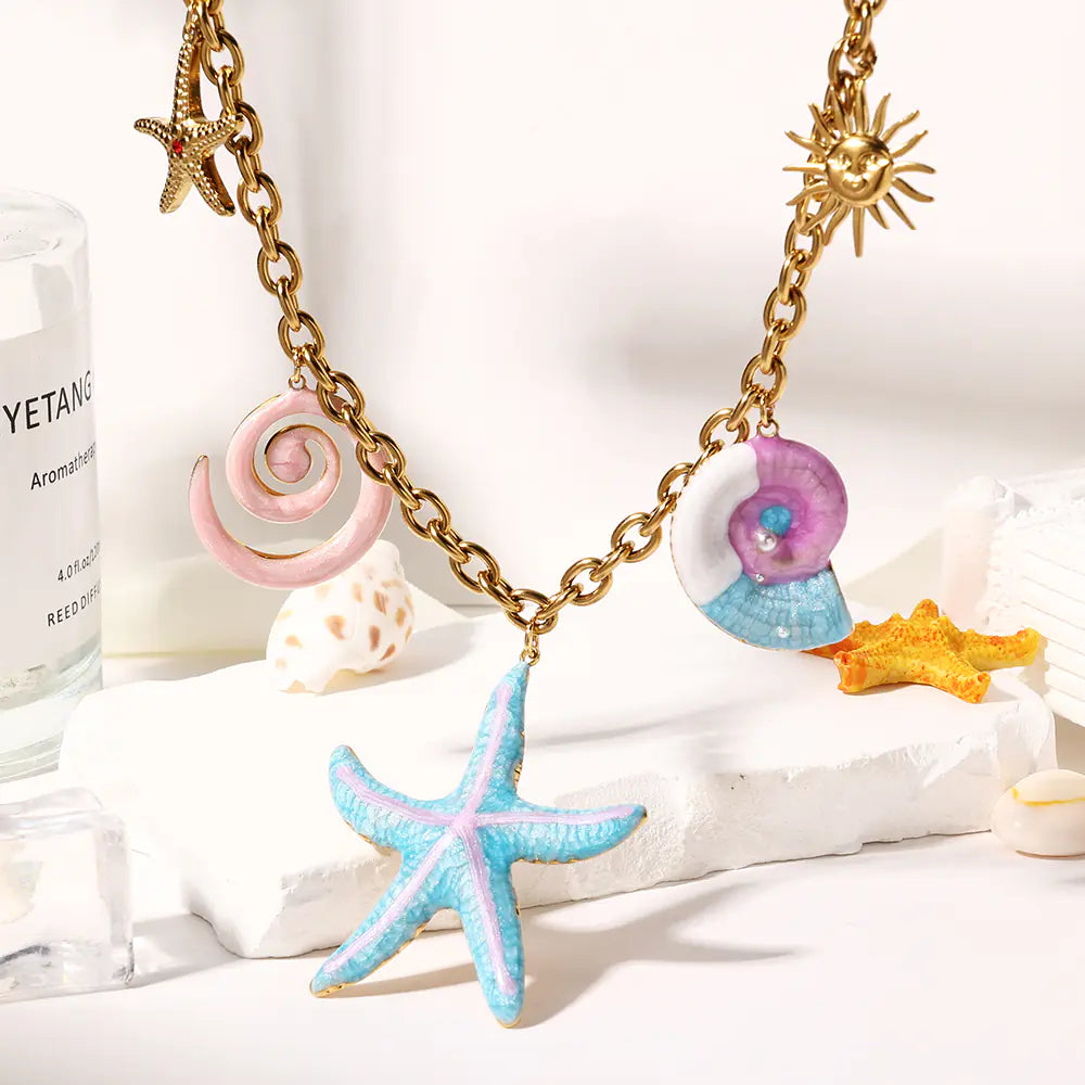 Blue Ocean Design 316 Stainless Steel Necklace