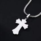 Multi Cutting Colorful Diamond Cross Charm Pendant