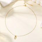 Luxury Sterling Silver Interlocking Necklace