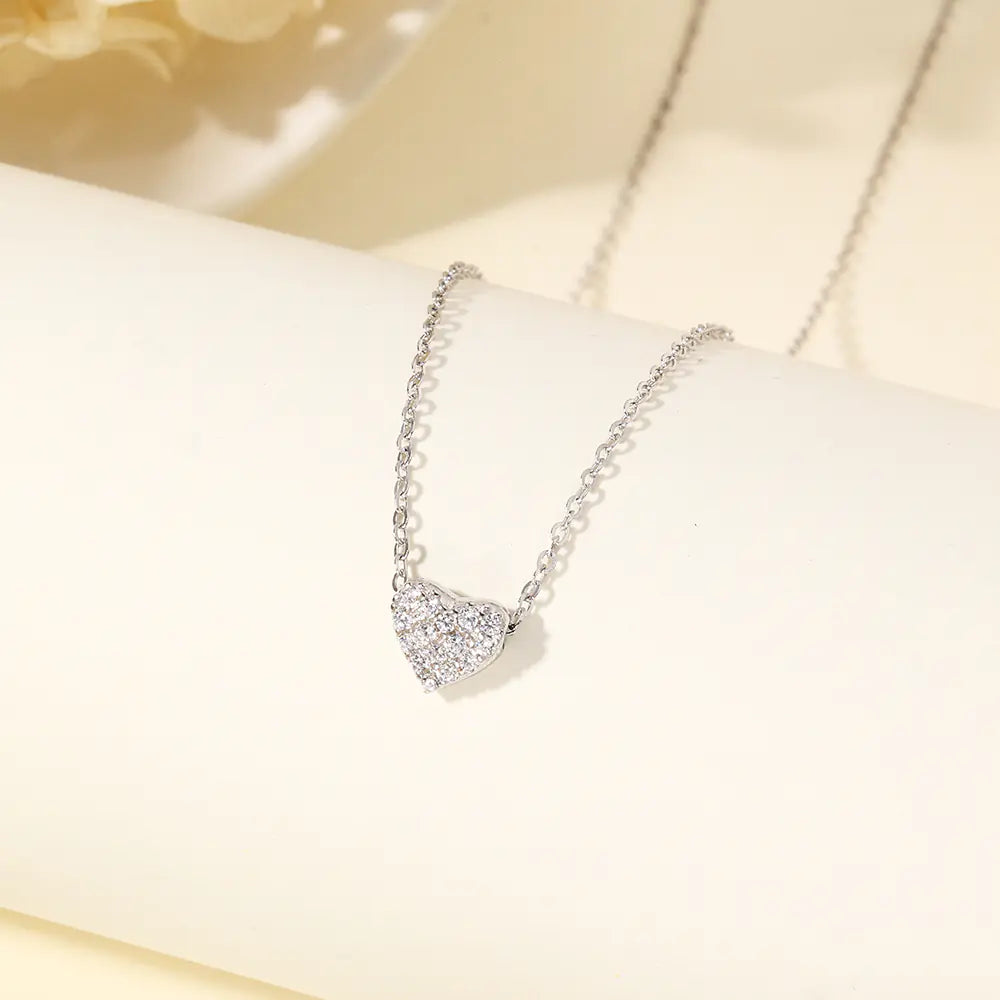 S925 Love Charm Heart-shaped Necklace
