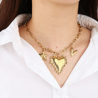 316 Stainless Steel Love Heart Necklace