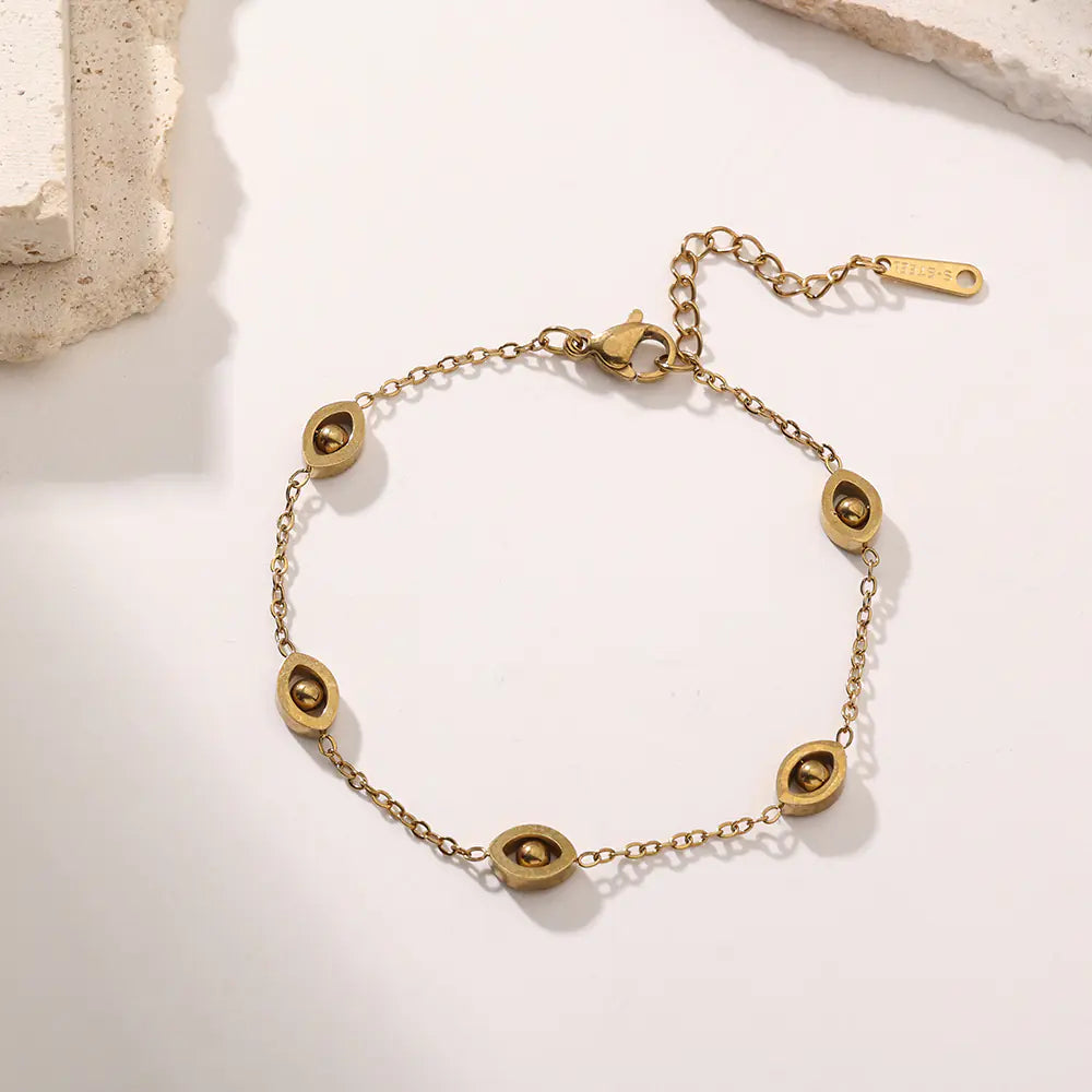 Stainless Steel Tarnish Free Heart Shape Bracelet